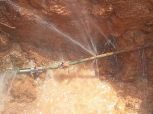 water leak