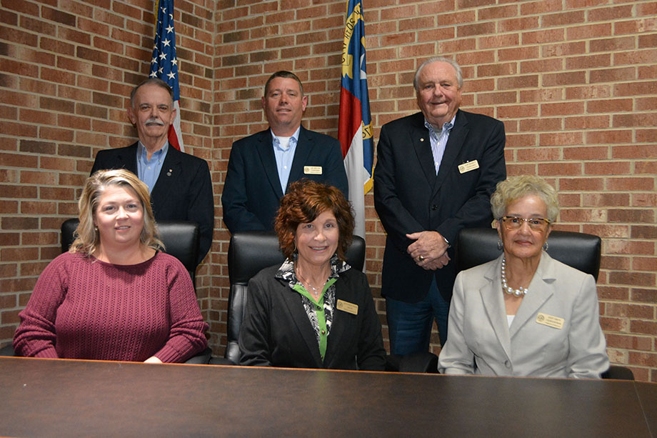 council A photo of the Town of Stoneville Mayor and Council Members