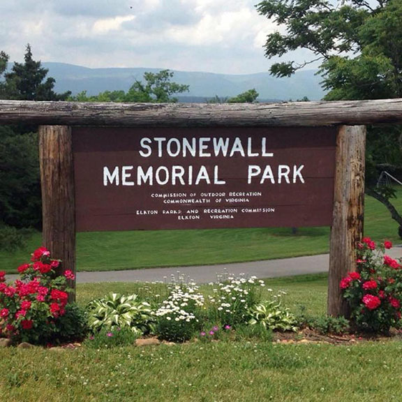 Stoneville Memorial Park Sign
